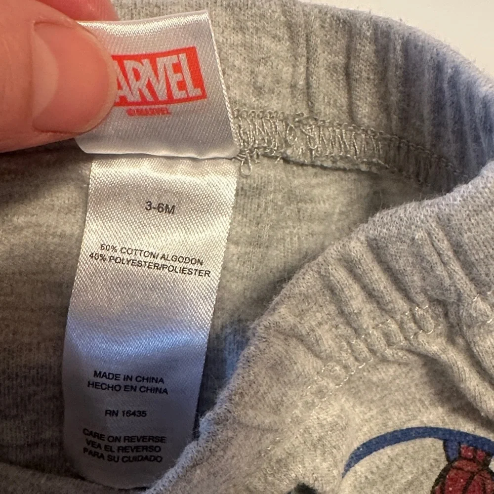 Marvel Baby Bodysuit and Pants Outfit
